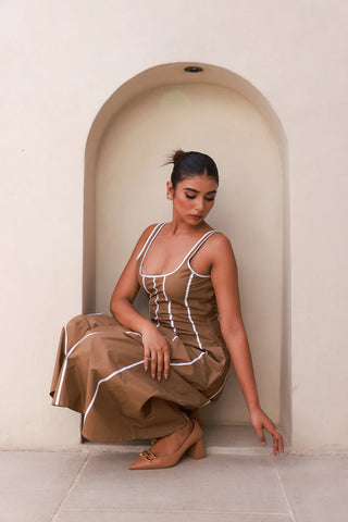 Cappadocia Caramel Dress