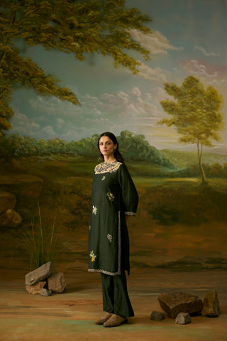 Forest Green Kurta