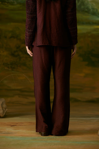Crimson Flared Pant