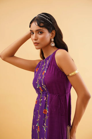Purple Gulzaar kurta set