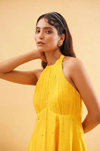 Yellow Jashn sharara set