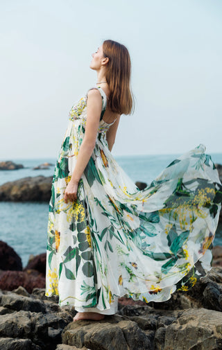 Seaside Bloom Gown