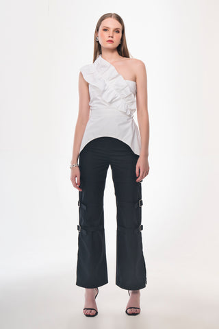 Slit Tailored Pants