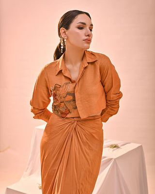 Aurum Jacket & Skirt Set
