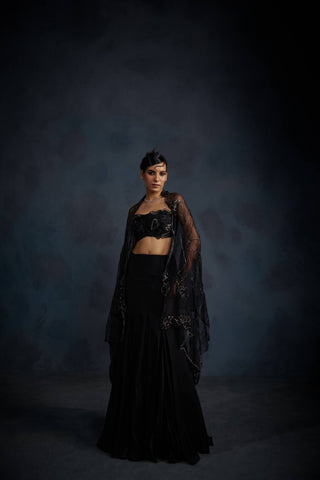Dark Princess Lehenga