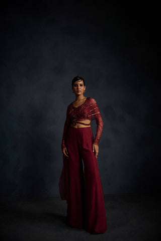 Etheral Palazzo Drape Saree
