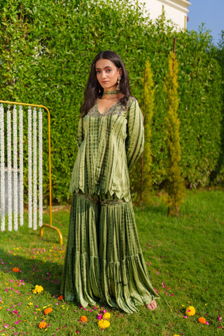 Short Kurta & Sharara Set