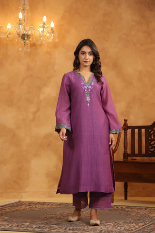 The Raat Ki Rani Royal Embroidered Suit Set