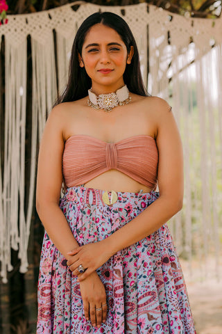 Zinal's Skirt Blouse