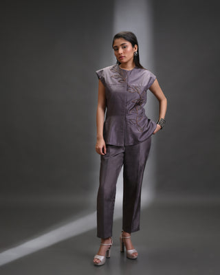 Astra Sculpted Silk Co-ord Set