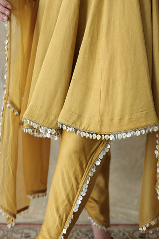 Zariya Short Anarkali With Tulip Pants