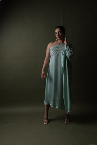 Saba One Shoulder Assymetrical Dress