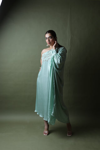 Saba One Shoulder Assymetrical Dress