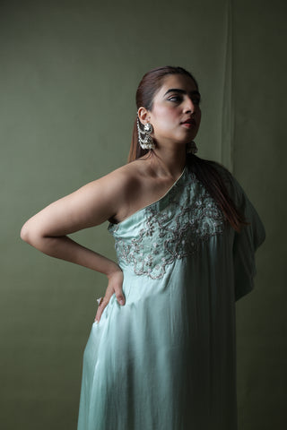 Saba One Shoulder Assymetrical Dress