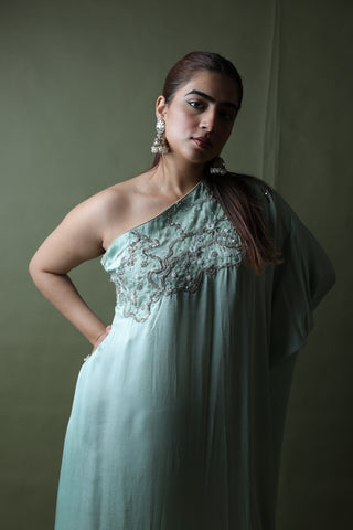 Saba One Shoulder Assymetrical Dress