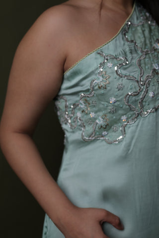 Saba One Shoulder Assymetrical Dress