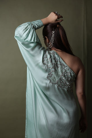 Saba One Shoulder Assymetrical Dress