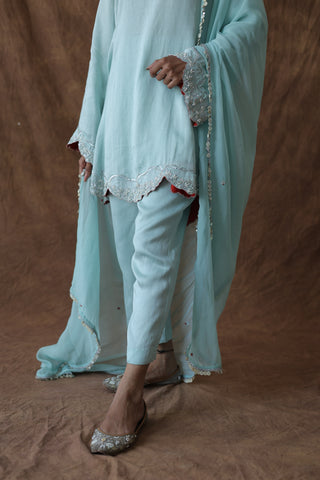 Aafreen Short Kali Trouser Set