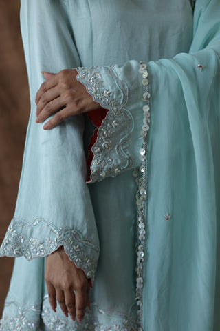 Aafreen Short Kali Trouser Set