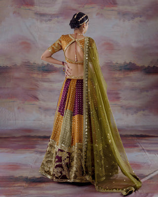 Earthy Patches Lehenga
