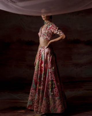 Heaven Of Corals Lehenga