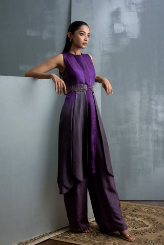 Panel Kurta With Belt