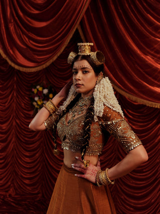 Sunehri Lehenga
