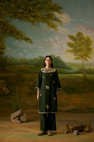 Forest Green Kurta