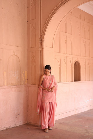 Gulraaz Halter Neck Farsi Salwar Set