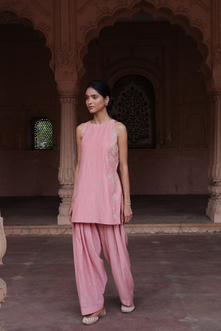 Gulraaz Halter Neck Farsi Salwar Set