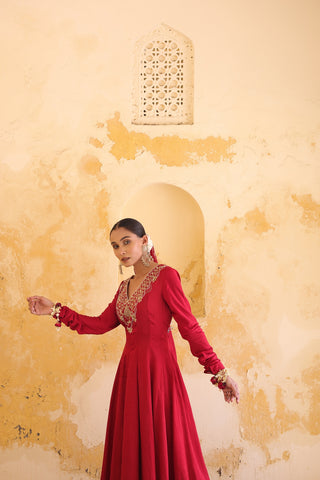 Rangrez Anarkali Kurta With Dupatta