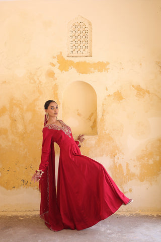 Rangrez Anarkali Kurta With Dupatta