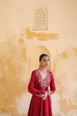 Rangrez Anarkali Kurta With Dupatta