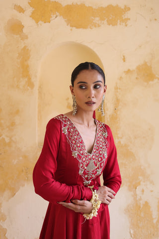 Rangrez Anarkali Kurta With Dupatta