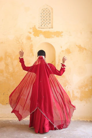 Rangrez Anarkali Kurta With Dupatta