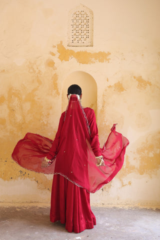 Rangrez Anarkali Kurta With Dupatta