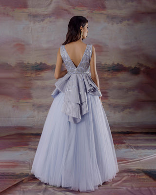 Cloud & Rain Peplum Skirt Set