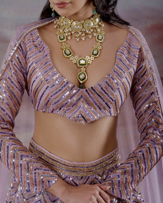 Pastel Peacock Lehenga