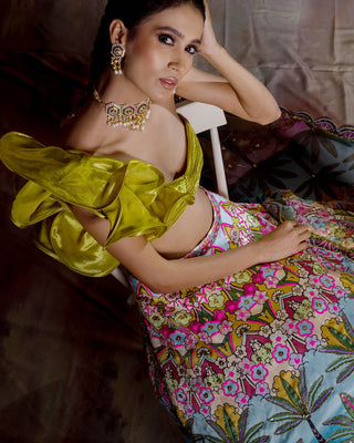 Tropical Forest Lehenga