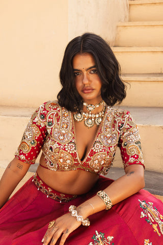 Devi Floral Lehenga
