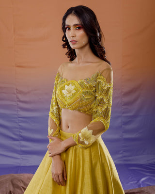 Sunflower Lehenga