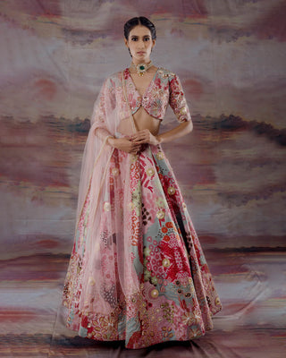 Heaven Of Corals Lehenga