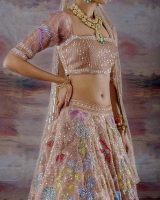 Valley Of Flowers Lehenga