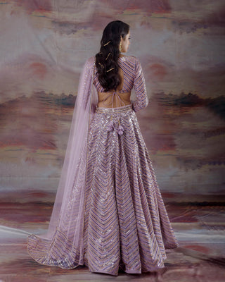 Pastel Peacock Lehenga
