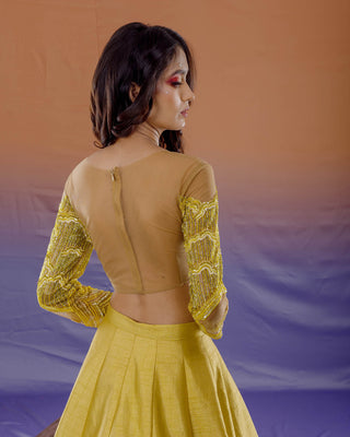 Sunflower Lehenga