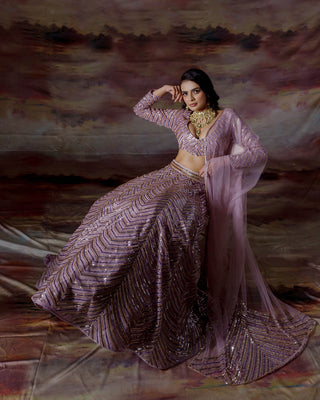 Pastel Peacock Lehenga