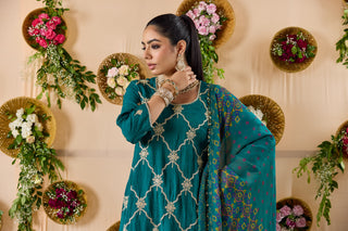 Jali Trellis Kurta Set