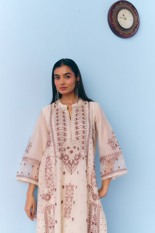 Ruaan Chanderi Kurta Set