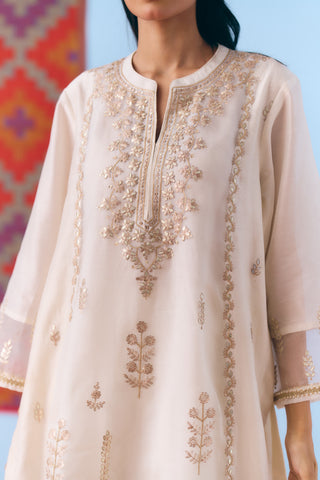 Kiran Chanderi Kurta Set