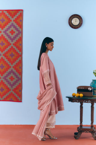 Champa Chanderi Kurta Set
